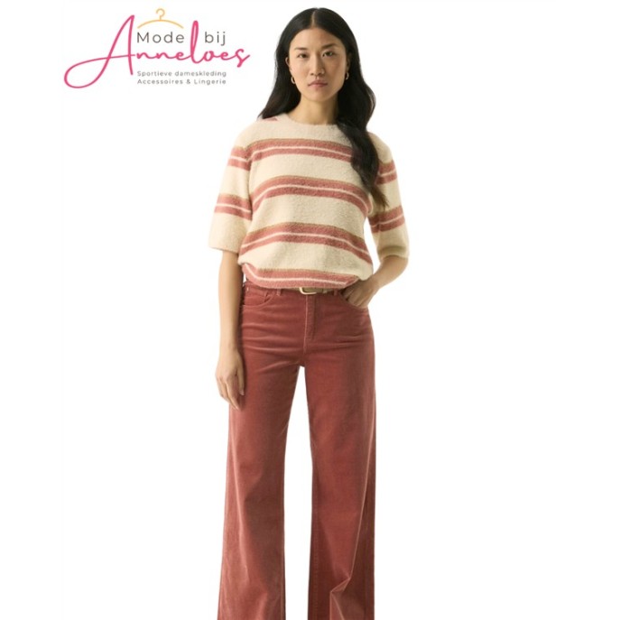Garcia pullover harig T260245 Ecru Coral